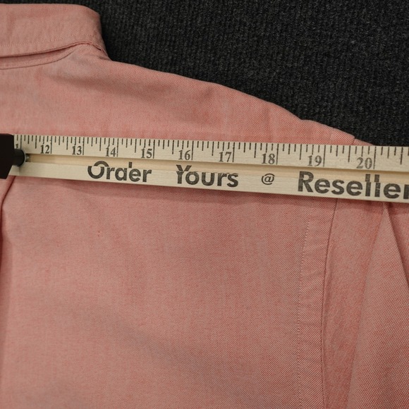 Ralph Lauren Button Down Long Sleeve Cotton Oxford Preppy Men XL Salmon - Picture 8 of 8
